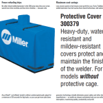 Miller Bobcat™ / Trailblazer® Protective Cover #300920 for Sale Online
