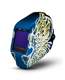 Get the lowest price on the Jackson TrueSight II Digital Variable ADF Welding Helmet, Halo X Gold Wings #46111 at Welders Supply