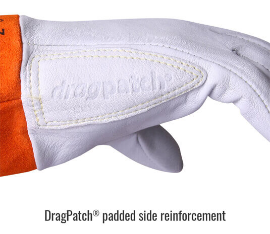 Revco Black Stallion Pearl White Kidskin TIG Glove #35KF