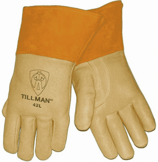 Tillman Mig Gloves Part#42 designed with premium heavyweight top grain pigskin and a cotton lined ba
