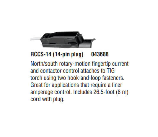 Miller RCCS-14 Finger Tip Control #043688