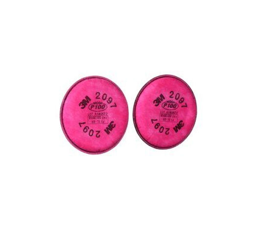 3M™ Particulate Filter 2097/07184(AAD), P100, with Nuisance Level Organic Vapor Relief #70070710945