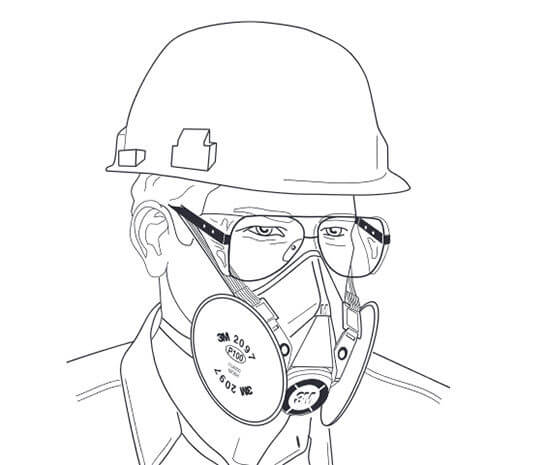 3M™ Particulate Filter 2097/07184(AAD), P100, with Nuisance Level Organic Vapor Relief #70070710945