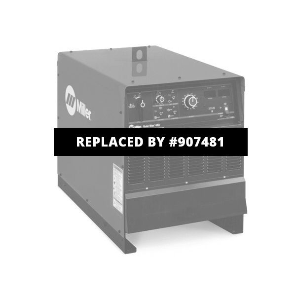 Discontinued Miller Gold Star® 452 903374 has been replaced with Miller XMT 450 CC/CV 230/460 V #907481