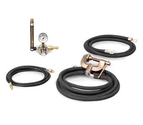 Beginner welding package Miller Invision 450 MPa, S-74 MPa Plus Bernard BTB 400 A 15 ft, MIGRunner starter bundle gift