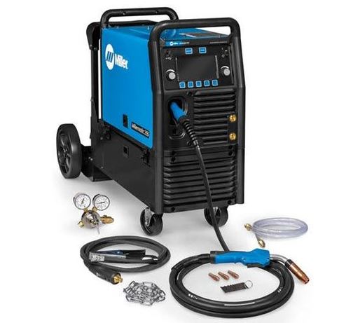 Millermatic® 255 MIG/Pulsed MIG Welder 951766 w/ EZ-Latch™ Running Gear