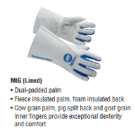 Miller MIG Lined Glove #263333