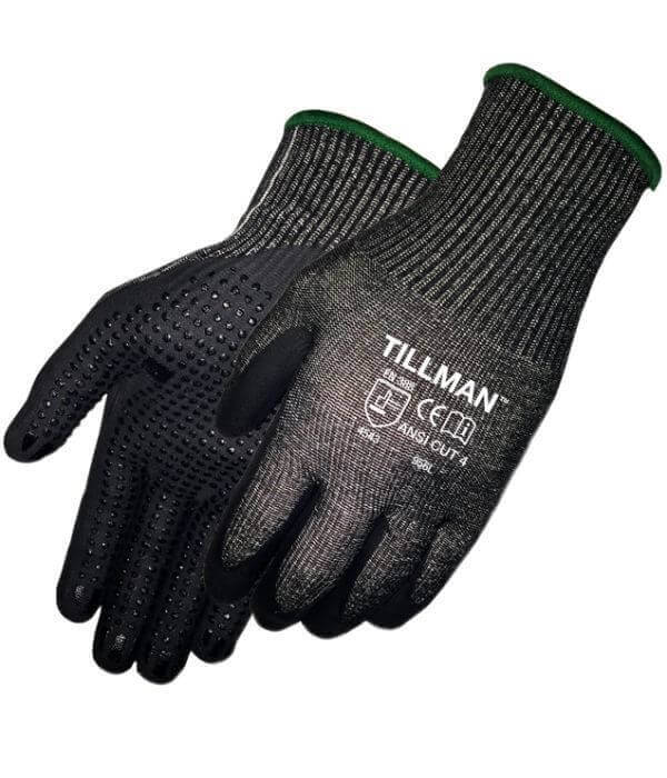 Tillman Cut Resistant Gloves (Dotted Micro Foam Nitrile)