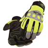 Black Stallion Spandex ToolHandz Grain Pigskin Hi-Viz Mechanics Glove 99HV