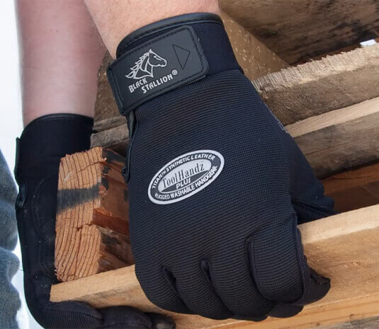 Revco Black Stallion ToolHandz® Plus Original Mechanics Glove, Black #99PLUS-BLK