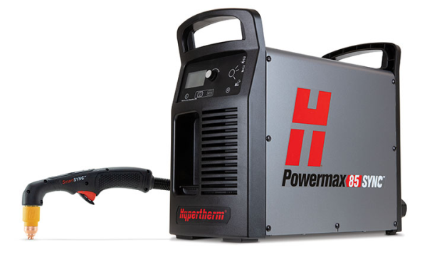 Powermax85 w/ CPC port, 25 ft 75° hand & 35ft machine torch, remote #087191
