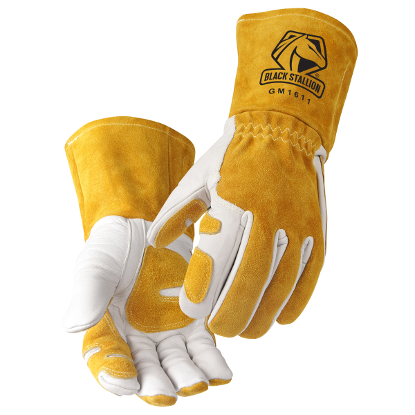 GM1611 Cowhide MIG Glove #GM1611-WT-SML