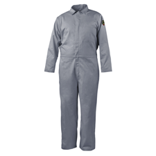 Revco ToolHandz 7 OZ Flame-resistant Cotton Coveralls (Gray) # CF2117-GY