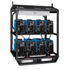 Miller CST™ 282 8-Pack Rack 208-575 V, Tweco® #907812