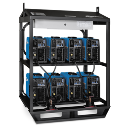 Miller CST™ 282 8-Pack Rack 208-575 V, Tweco® #907812