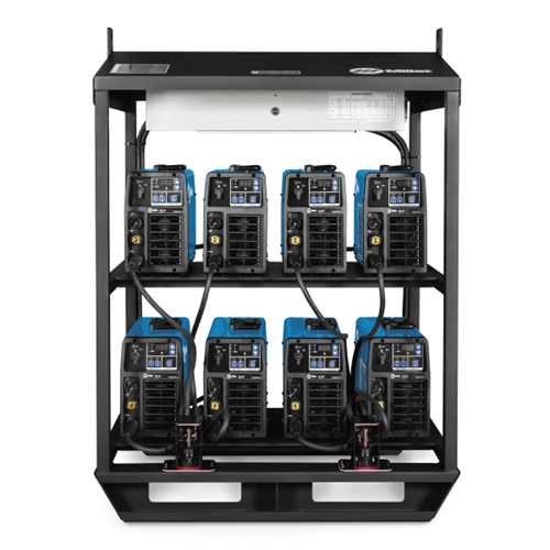Miller CST 282 8-Pack Welder Rack #907812