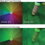 ClearLight lens Technology compared to traditional lens technology