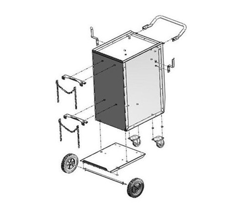 Metal Man Deluxe Welding Storage diagram for building buy now
