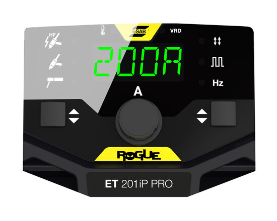 ESAB Rogue ET 201iP PRO TIG/Stick Welder (0705002023) interface control