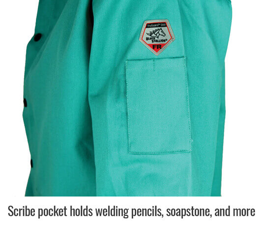 Revco Black Stallion TruGuard™ 200 FR Cotton Welding Jacket - 30" #F9-30C