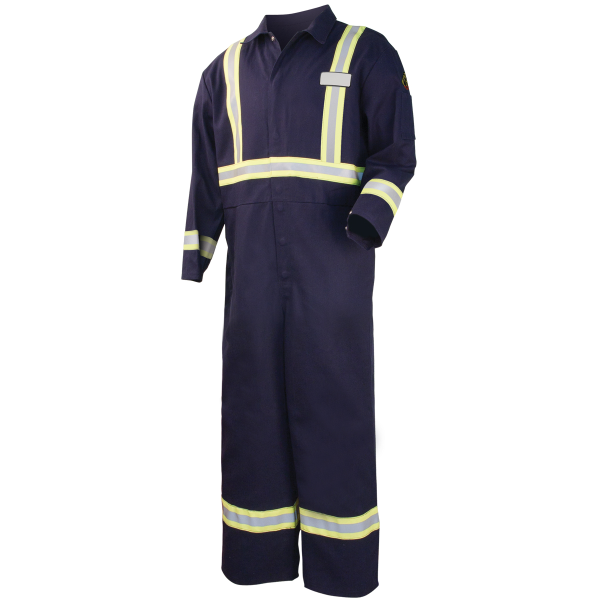 Revco ToolHandz 9 oz Flame Resistant Cotton Coverall With Pass-through #FN9-32CA/PT/RTT