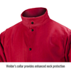 Welder Coat Flame Resistant Collar