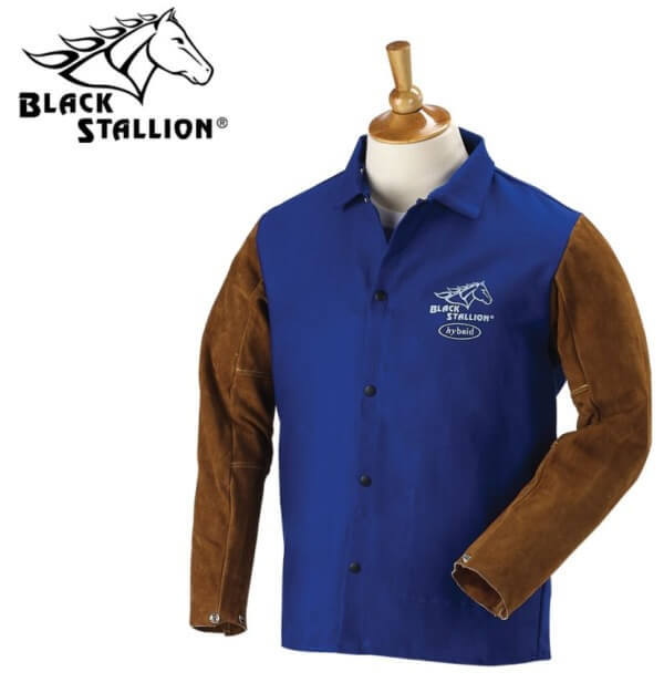 Revco Black Stallion FR Cotton & Cowhide Hybrid™ Jacket - 30" #FRB9-30C/BS