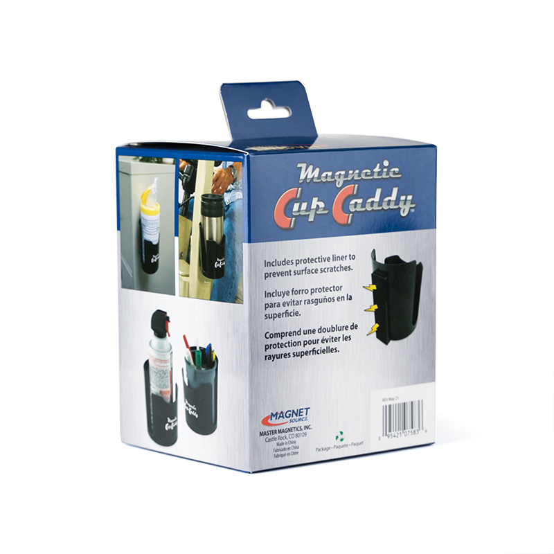 Magnetic cup caddy cup holder