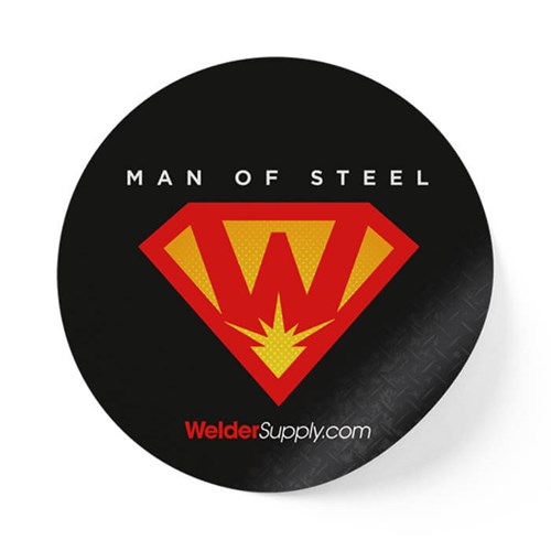 Man of Steel exclusive Welders Supply stickers