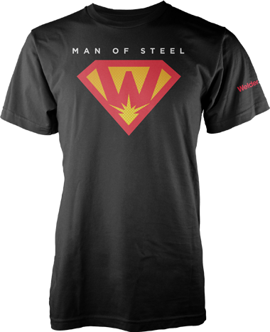 Welders Supply Man of Steel Combo - Back