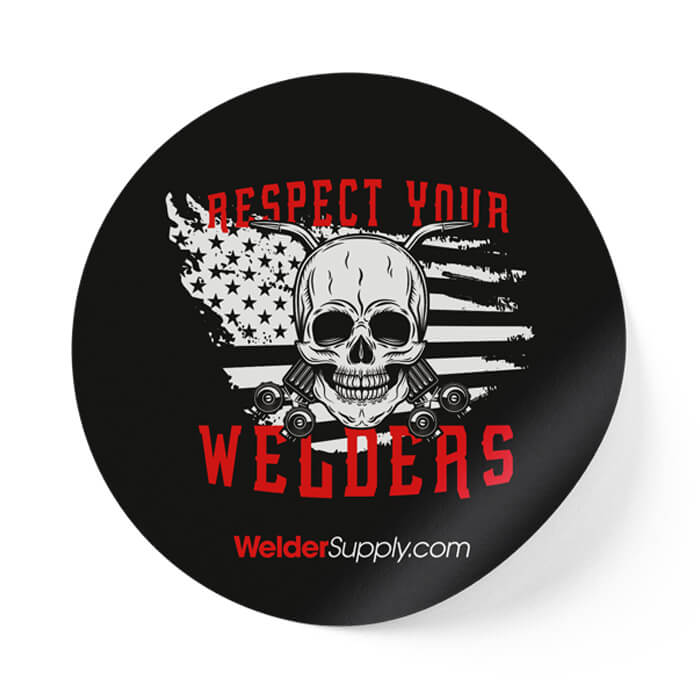 Respect Your Welders exclusive Welders Supply stickers