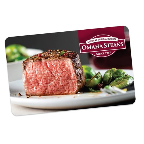 Omaha Steaks Diamond Package Certificate
