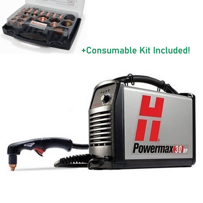 Powermax30 XP system, 120-240V 1-PH, CSA, plus 75° handheld torch w/consumables, 4.5m (15') lead #088081