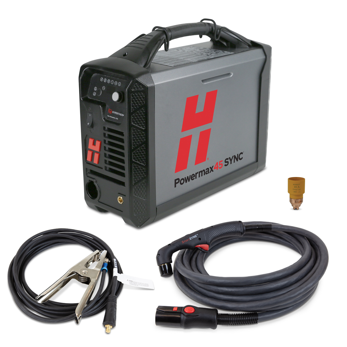 Powermax45 SYNC Plasma Cutter - 230V, CPC Port, 75° Handheld Torch, 20ft Lead #88562