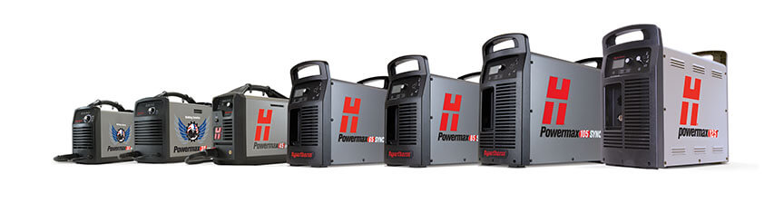 Hypertherm Powermax family of plasma cutting machines