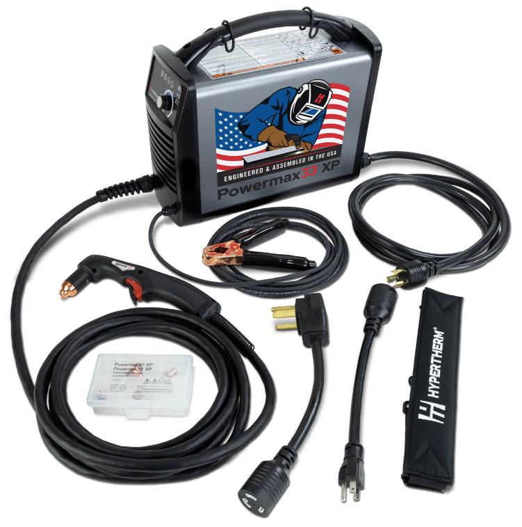 Hypertherm Powermax33 XP Plasma Cutter, 120-240V, 088592 kit
