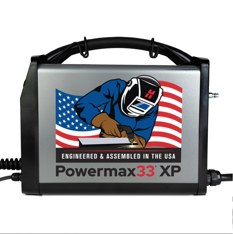 Hypertherm Powermax33 XP Plasma Cutter, 120-240V, 088592 side view