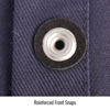 Revco ToolHandz Jacket With Enforced Snap Buttons for Protection