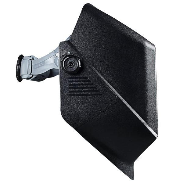 Jackson EQC Nexgen Autodarkening Welding Helmet Side Angle showing comfortably constructed head strap