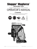 Jancy Magforce Magnetic Drill #06920 Front page of Operators Manual for Professional Quality Drill