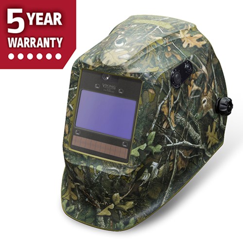 Lincoln Electric 5-year warranty on welding helmet
