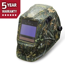 Lincoln Electric 5-year warranty on welding helmet