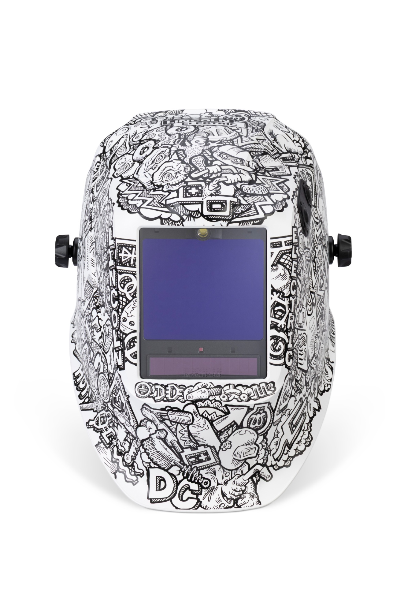 front side view of the Lincoln Electric VIKING™ 3350 ADV Welding Helmet, Graffiti™, K5760-5