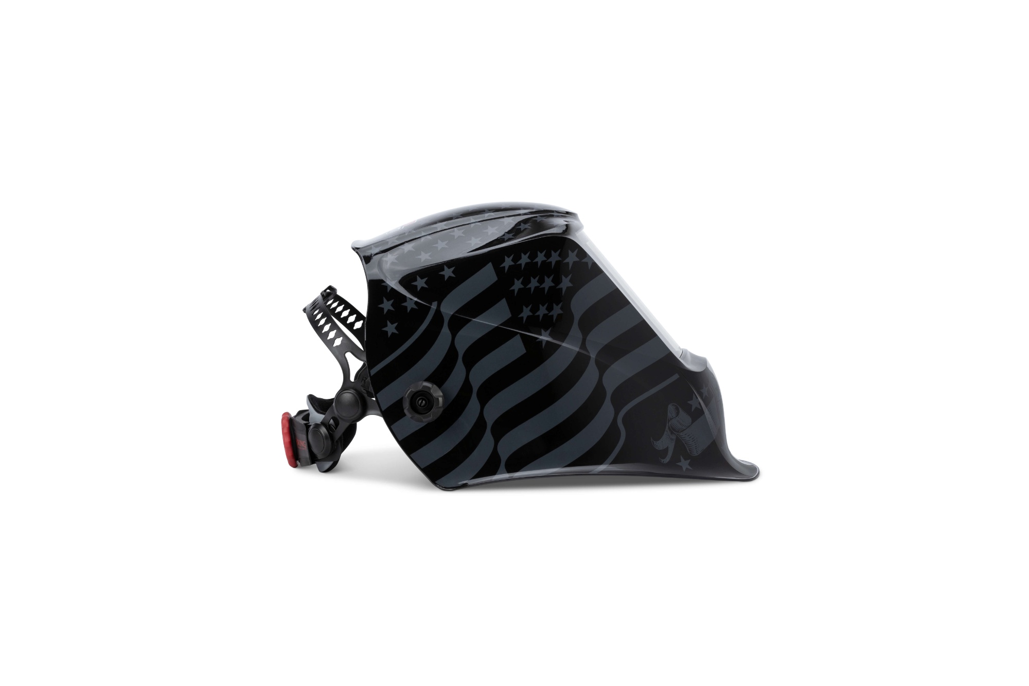 right side view of the VIKING™ 3350 ADV Star Spangled® Welding Helmet K5559-5