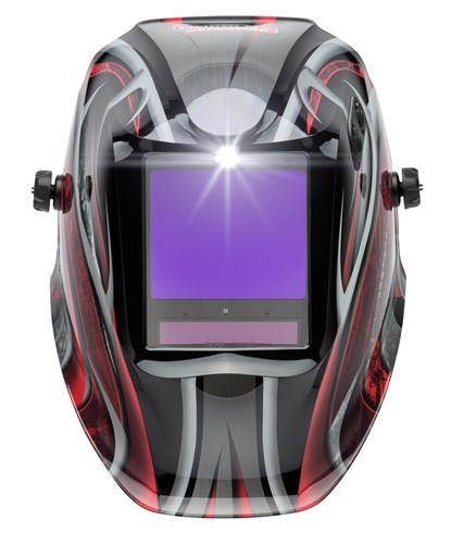 front view of the Lincoln Electric VIKING™ 3350 ADV Twisted Metal®  Welding Helmet K3248-5