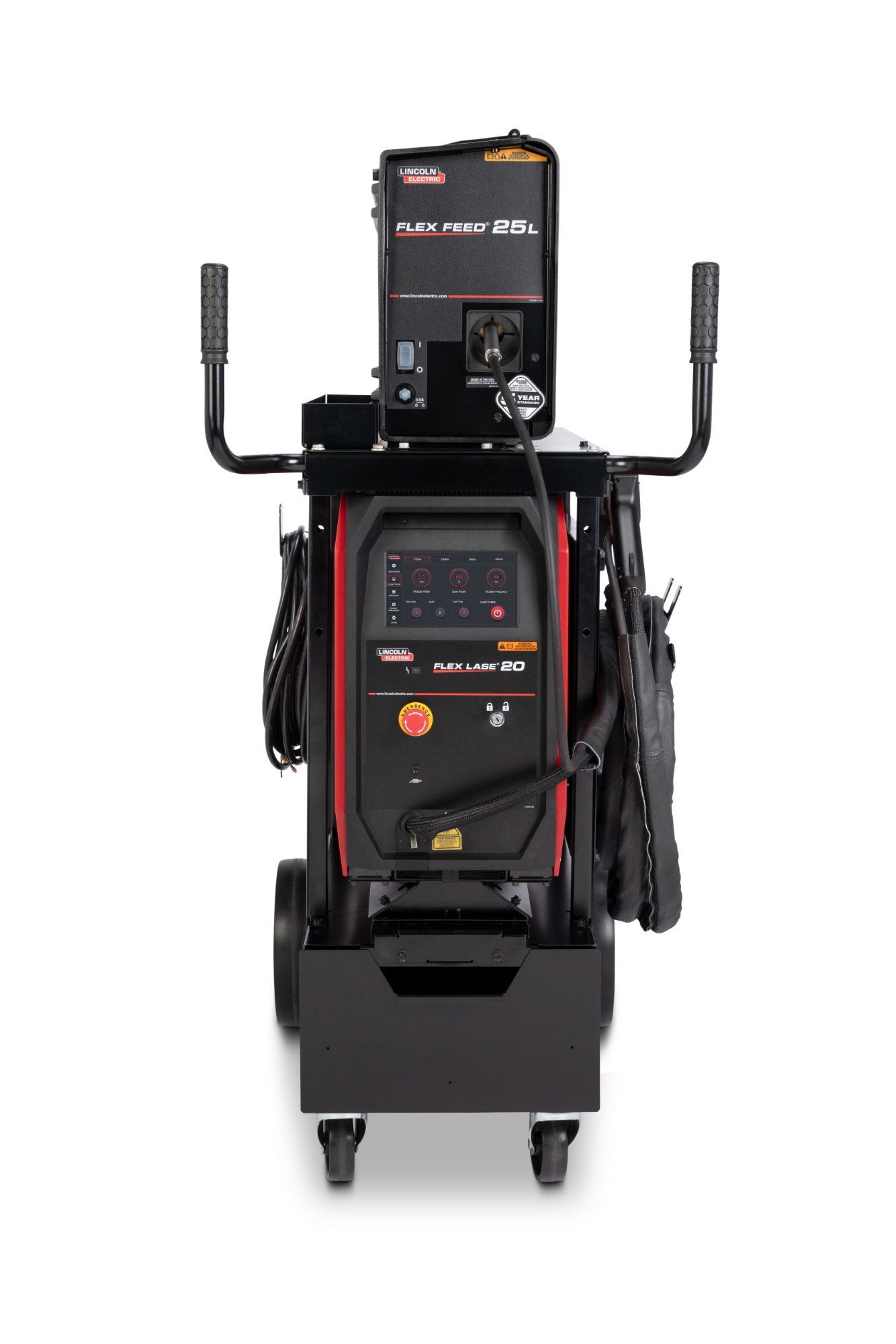 front view of the Lincoln Electric Flex Lase™ Handheld Laser Welding System Ready-Pak® (K5772-1)