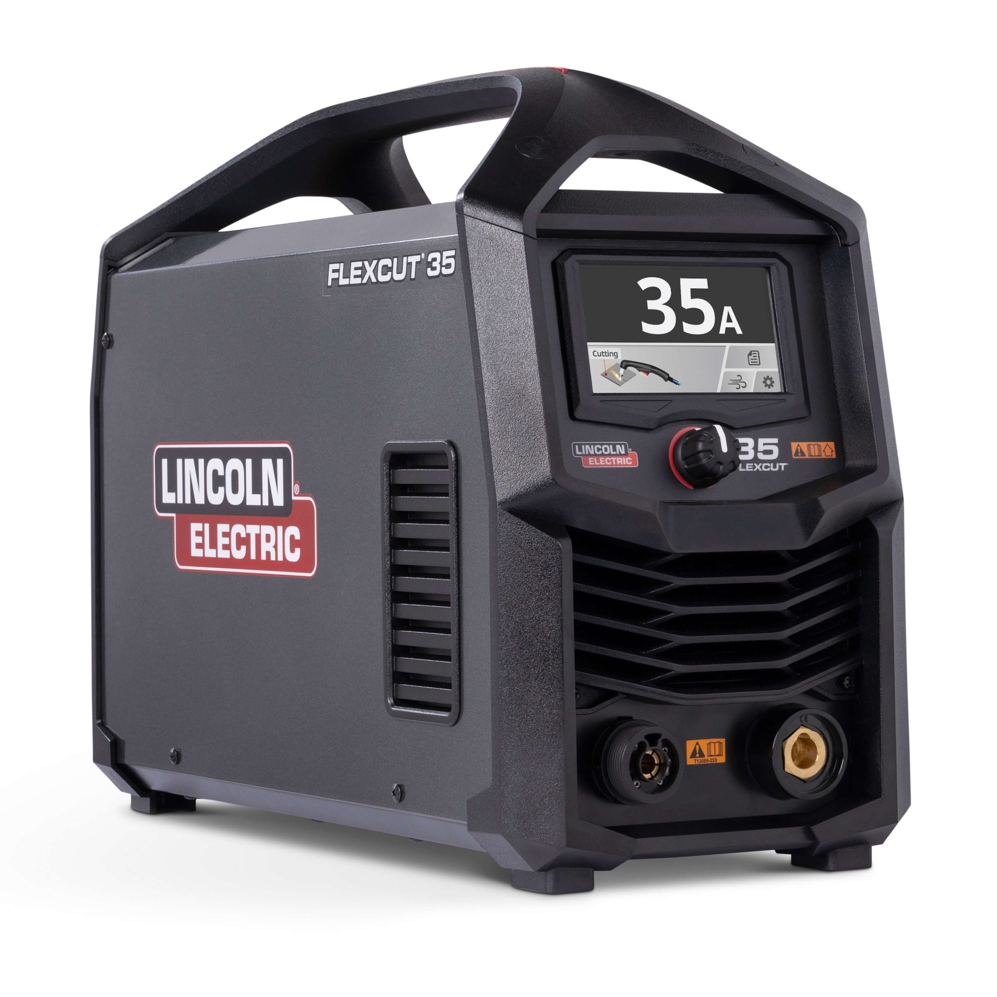front right view of the Lincoln Electric FlexCut 35 Plasma Cutter, Power Source Only, K5821-PS