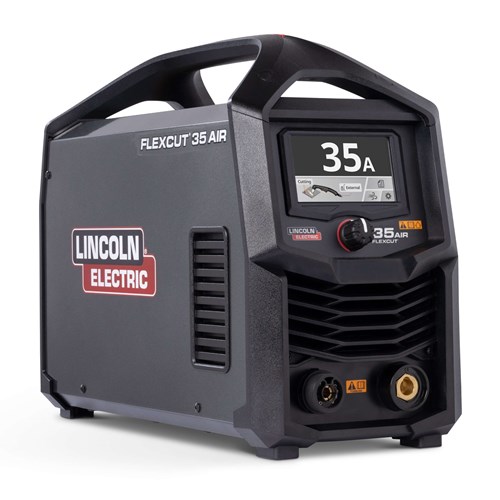 front left view of the Lincoln FlexCut 35 Air Plasma Cutter, Power Source Only, K5822-PS