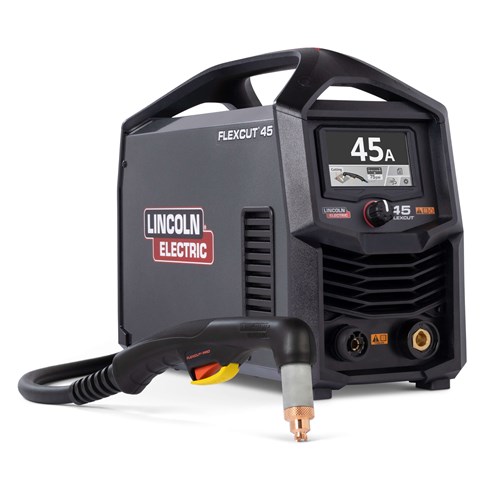 alternate view of Lincoln FlexCut 45 Handheld Plasma Cutter, K5823-H with the torch