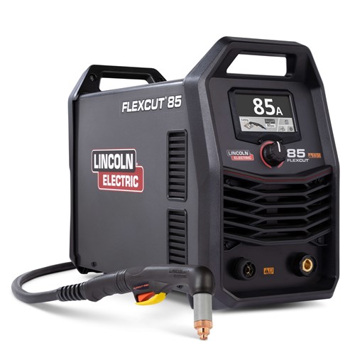 front right view of the Lincoln FlexCut 85 Plasma Cutter, 25ft Mechanized Torch, K5826-M